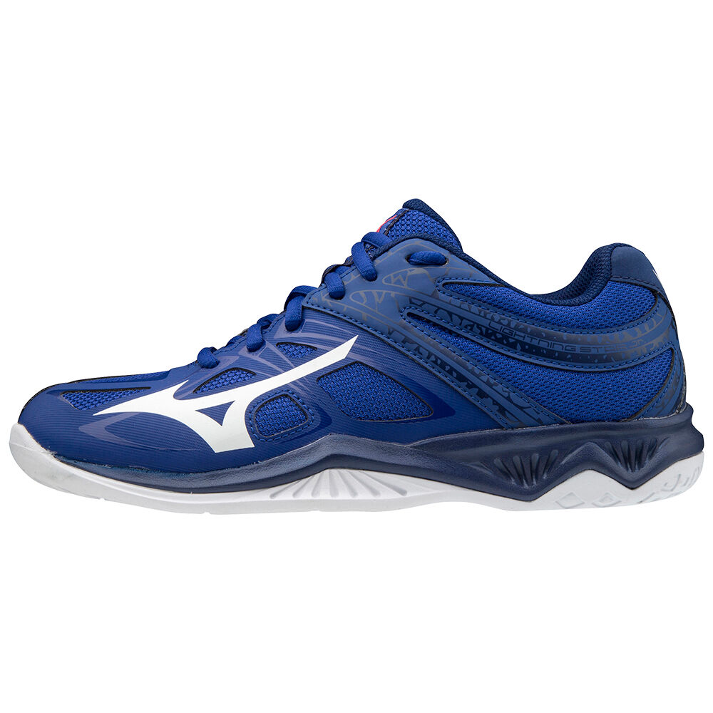 Mens Mizuno Lightning Star Z5 Volleyball Shoes Blue/White/Pink Philippines (WEPDGA930)